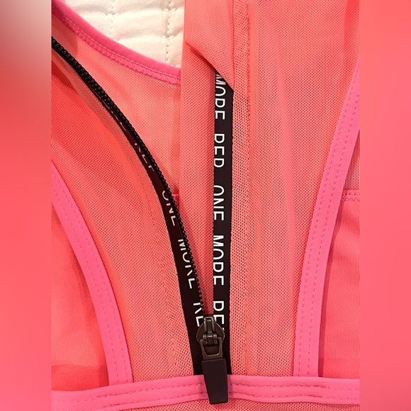 Zyia Active All‎ Star One More Rep Pink Women's Sports Bra- Size Medium - Picture 7 of 8